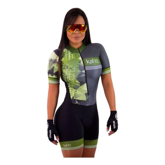 Imagem de Macaquinho De Ciclismo Feminino, Roupa De Ciclismo Kafitt