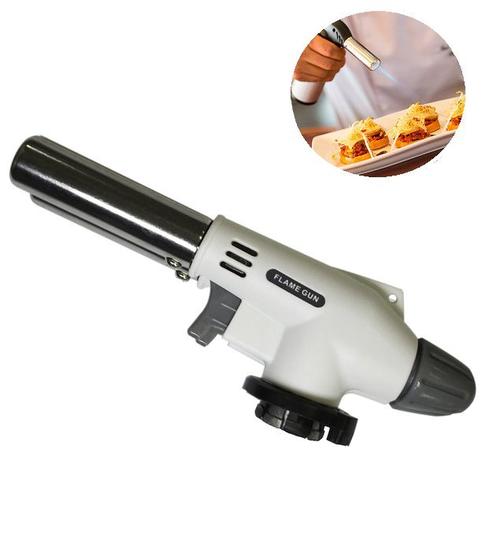 Maçarico Culinário Portátil Profissional Regulagem P/Cozinha - Flame ...