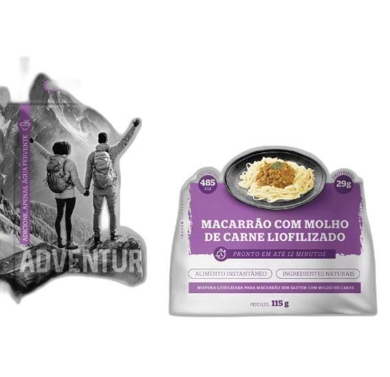 Imagem de Macarrão Com Molho De Carne Liofilizado Lyovibes 115G