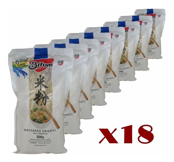 Imagem de Macarrão De Arroz Bifum 200g - (Kit com 18)