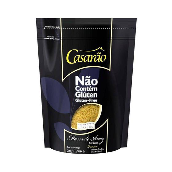 Imagem de Macarrão de Arroz Curvi Sem Glúten Casarão 200g