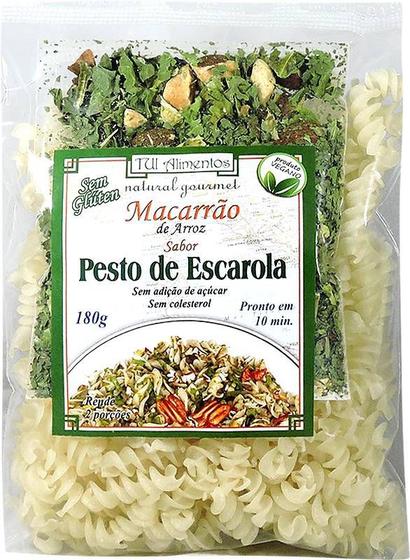 Imagem de Macarrão de Arroz Sabor Pesto de Escarola Tui Alimentos 180g