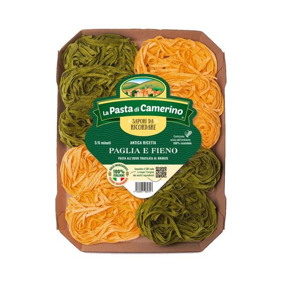Imagem de Macarrão de Sêmola Paglia e Fieno Com Ovos e Espinafre La Pasta Di Camerino 500g