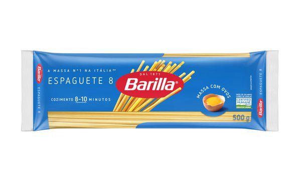 Macarrão Espaguete 8 com Ovos BARILLA 500g - Macarrão - Magazine Luiza