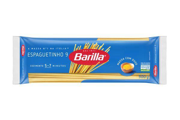 Imagem de Macarrão Espaguetinho 9 com Ovos BARILLA 500g