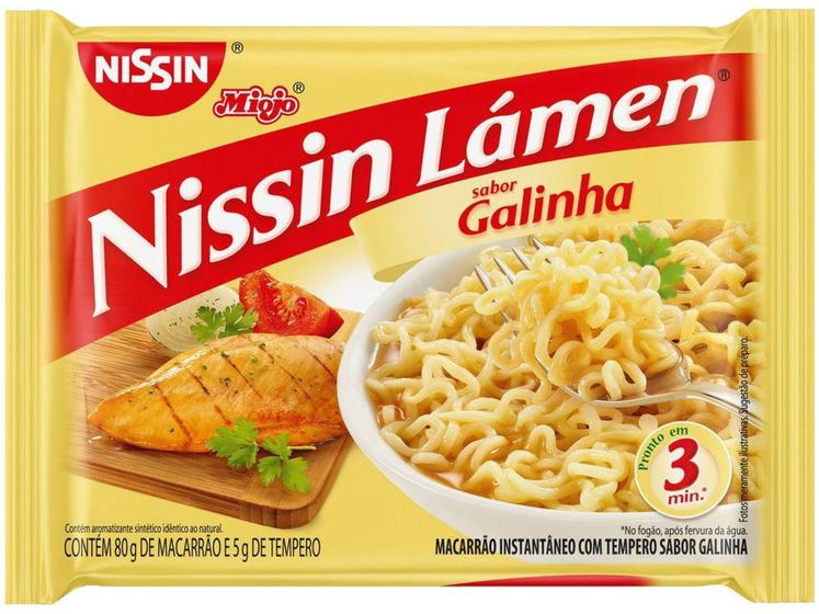 Imagem de Macarrão Instantâneo Nissin Lámen Galinha 85g