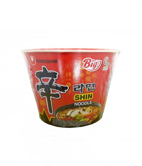 Imagem de Macarrão Lamen Shin Noodle Spicy Big Bowl 114g - Nong Shim