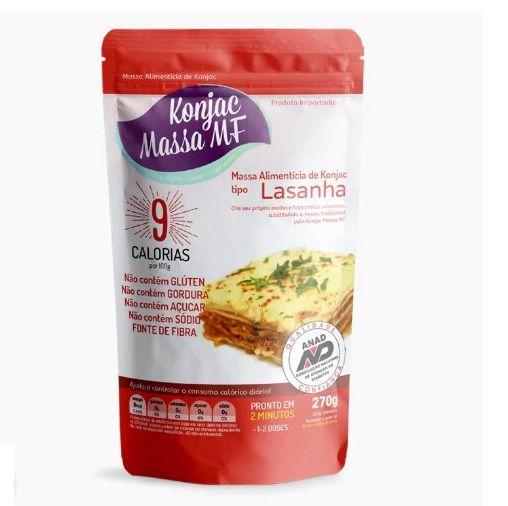 Macarrão Lasanha Macarrão Konjac Massa MF 270g Low Carb Imagem de Macarrão Lasanha Macarrão Konjac Massa MF 270g Low Carb