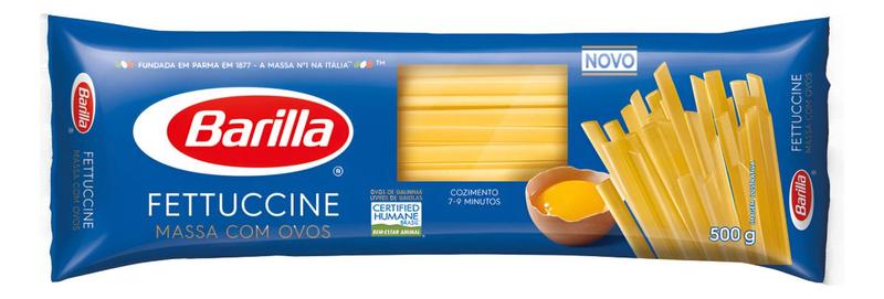 Imagem de Macarrão Massa Com Ovos Fettuccine Barilla 500g
