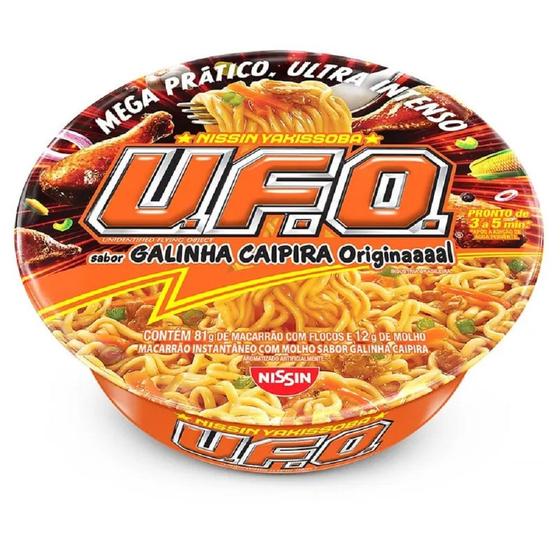 Imagem de Macarrão Nissin Yakissoba UFO Galinha Caipira 93g