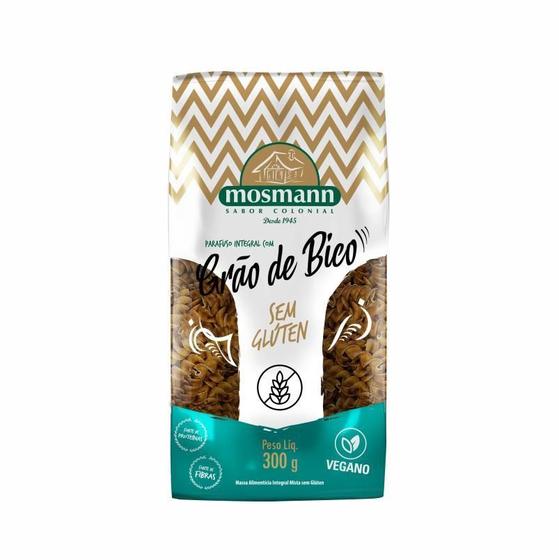 Imagem de Macarrão Parafuso Integral Com Grão De Bico Mosmann 300G