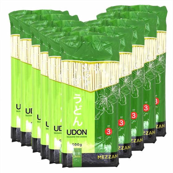 Imagem de Macarrão Udon Largo Nº 03 500g Mezzani (Kit com 10)