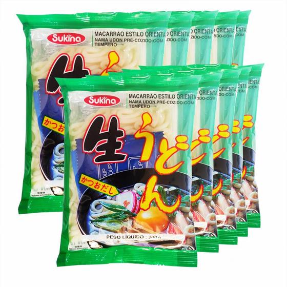 Imagem de Macarrão Udon Pré Cozido Com Tempero 200g (Kit com 10) Sukin