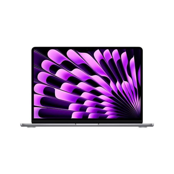 Imagem de MacBook Air Apple 13", M3, CPU de 8 Núcleos, GPU 10 Núcleos, 8GB RAM, SSD 512GB, Cinza Espacial - MRXP3BZ/A