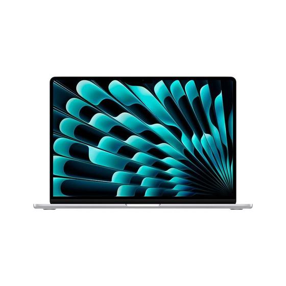 Imagem de MacBook Air Apple 15" Chip M4, CPU 10 Núcleos, GPU 10 Núcleos, Neural Engine 16 Núcleos, 16GB RAM, SSD 256GB, Prateado - MW1G3BZ/A
