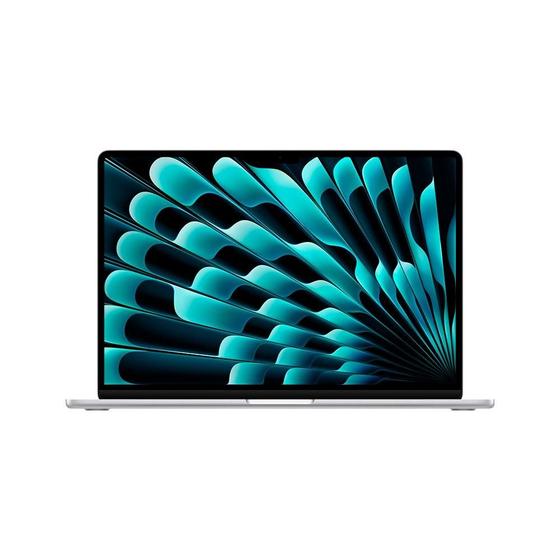 Imagem de MacBook Air Apple 15", M3, CPU de 8 Núcleos, GPU de 10 Núcleos, 16GB RAM, SSD 512GB, Prateado - MXD23BZ/A