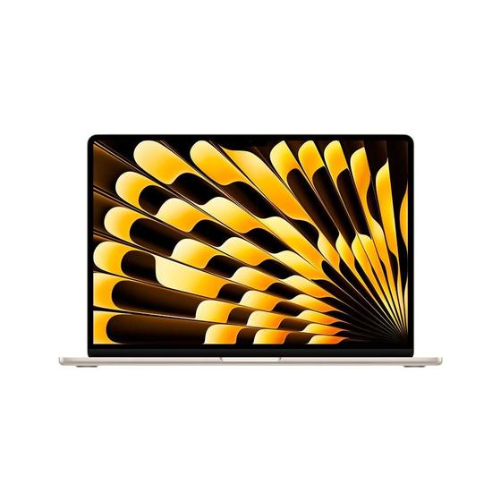 MacBook Air Apple 15", M3, CPU de 8 Núcleos, GPU de 10 Núcleos, 8GB RAM, SSD 256GB, Estelar - MRYR3BZ/A Menor preço em MacBook Air Apple 15", M3, CPU de 8 Núcleos, GPU de 10 Núcleos, 8GB RAM, SSD 256GB, Estelar - MRYR3BZ/A