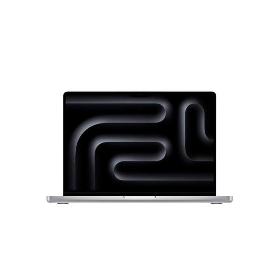 Imagem de MacBook Pro Apple 14", M4 Pro, CPU 12 Núcleos, GPU 16 Núcleos, Neural Engine de 16 Núcleos, 24GB RAM, SSD 512GB, Prateado - MX2E3BZ/A