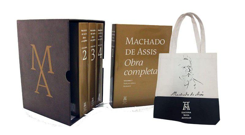 Imagem de Machado de Assis Obra Completa - Edição com Eco Bag Especial - Nova Aguilar