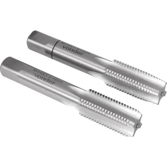 Imagem de Macho Manual de Aço Rápido 14 mm x 150 mm Mb Jogo com 2 Peças