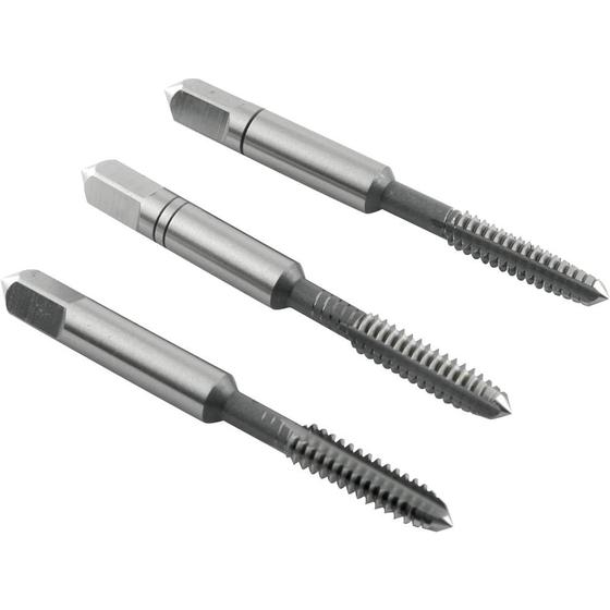 Imagem de Macho Manual de Aço Rápido 3/16'' Bsw Jogo com 3 peças Vonder Plus