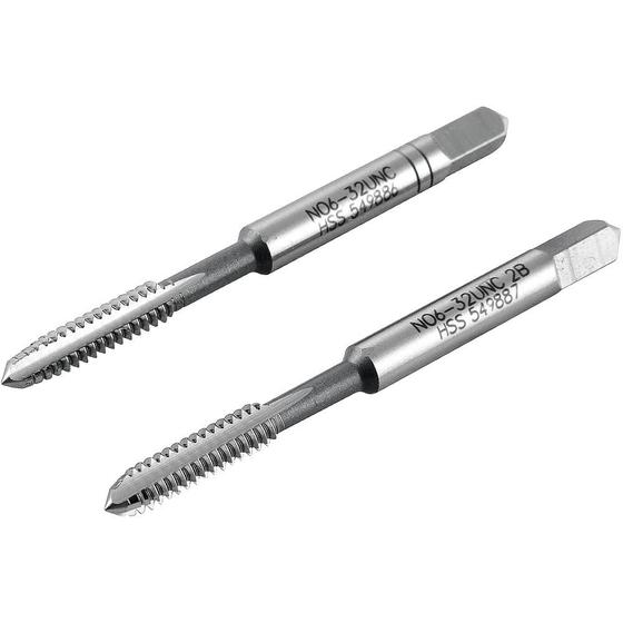 Imagem de Macho Manual de Aço Rápido Nº 6 - 3/64'' Unc Jogo com 2 peças Vonder Plus