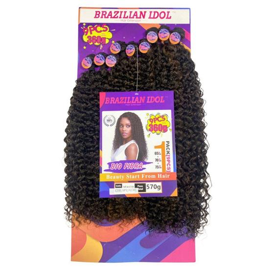 Imagem de Macia-cabelo bio fibra- 360 g -brazillan idol