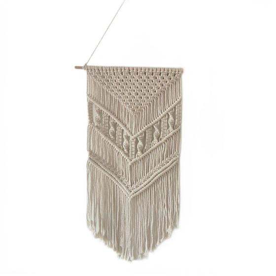 Imagem de Macrame Parede Tecida Pendurada Boho Chic Sala de Arte Geométrica Arte Geométrica Tapeçaria Arte Bela Quarto dormitório de apartamento Tapeçarias Decorativas