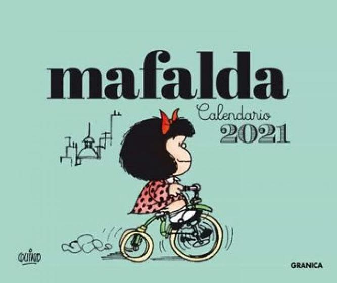 Imagem de Mafalda 2021 calendario escritorio   verde