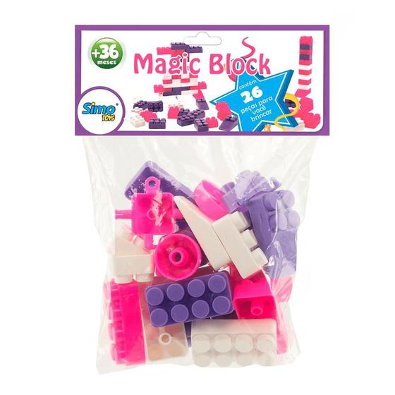 Imagem de Magic Block 26 peças Menina - Simo Toys