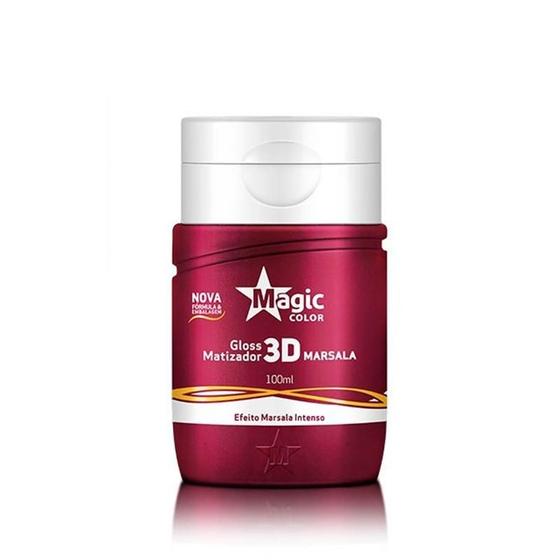 Imagem de Magic Color Gloss Matizador 3d Marsala 100ml