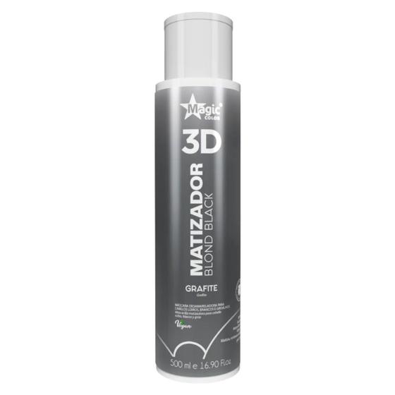 Imagem de Magic Color Matizador 3D Blond Black Grafite 500ml