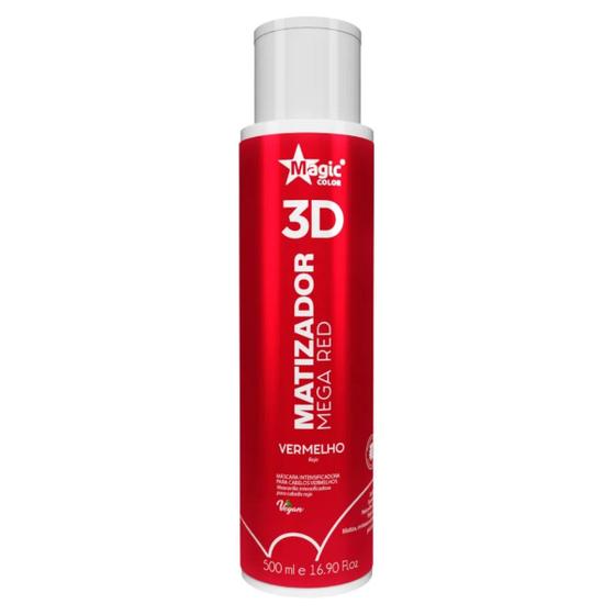 Imagem de Magic Color Matizador 3D Mega Red Vermelho 500ml