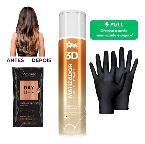 Magic Color Matizador 3d Morena Iluminada Amêndoa - 300ml - Matizador ...