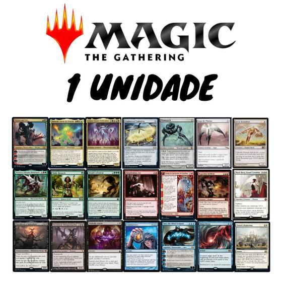 Imagem de Magic The Gathering Lote Cartas Raras Ou Miticas Original. Escolha a cor (Branco,Verde,Preto,Vermelho,Azul,Artefato) - 1