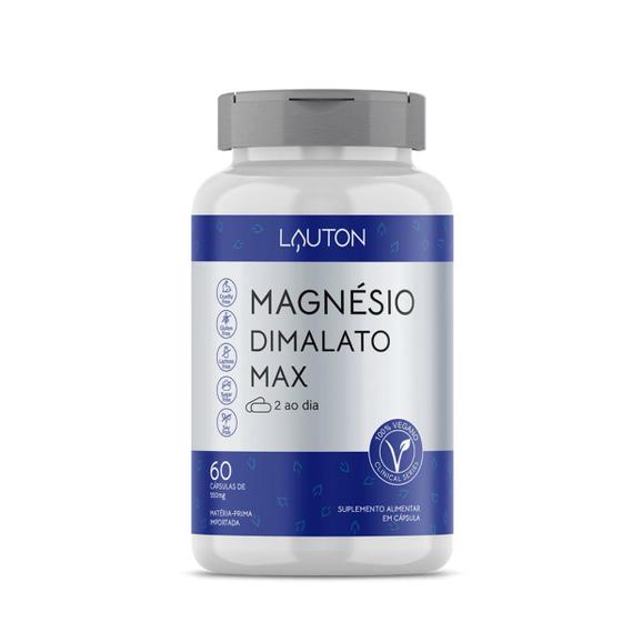 Imagem de Magnésio Dimalato 260mg Max Lauton 60 Cápsulas