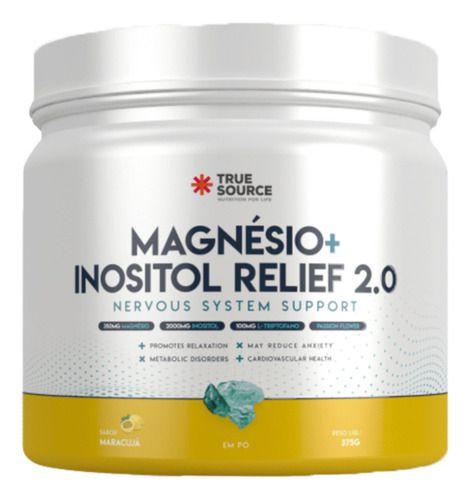 Imagem de Magnésio E Inositol Relief 2.0 Maracujá 375g True Source