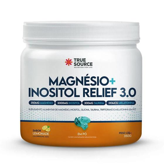 Imagem de Magnésio + inositol relief 3.0 limonada 350g - true source