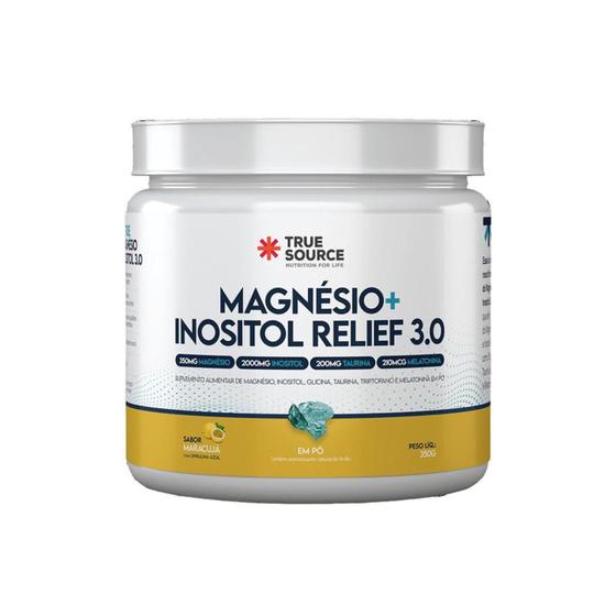 Imagem de Magnésio Inositol Relief 3.0 Maracujá - 350g - True Source