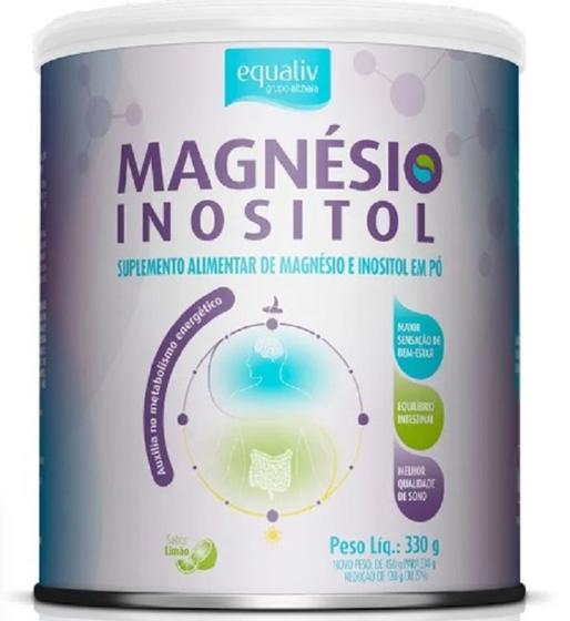 Imagem de Magnesio Inositol Sabor Limão de 450g-Equaliv