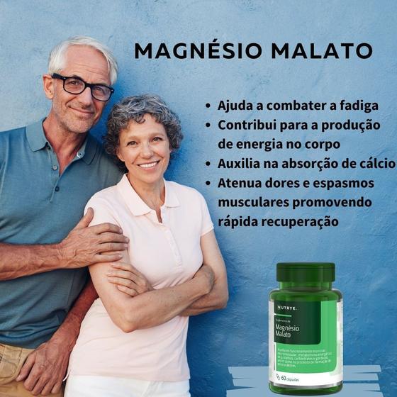 Imagem de Magnésio malato 1500mg 60 cápsulas - nutrye