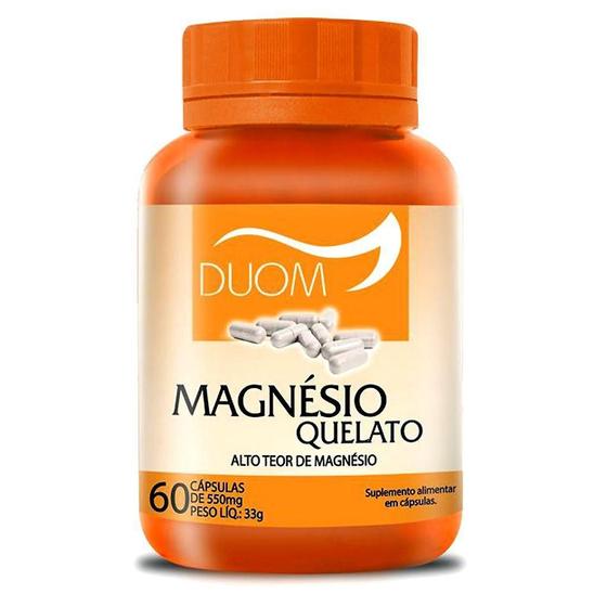 Imagem de Magnésio Quelato 60Cps 550Mg Duom