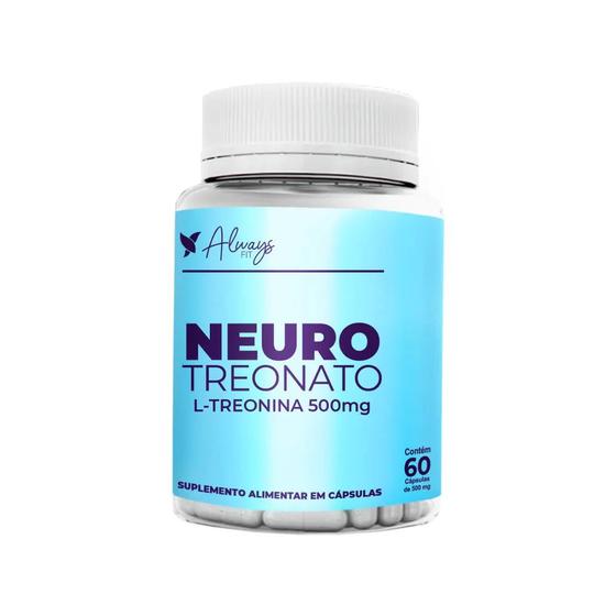 Imagem de Magnesio Treonato 500mg Always Fit 60 Capsulas