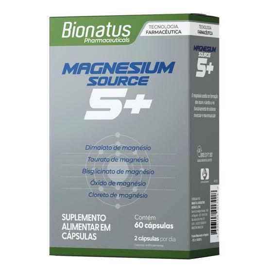 Imagem de Magnesium source com 60 cápsulas