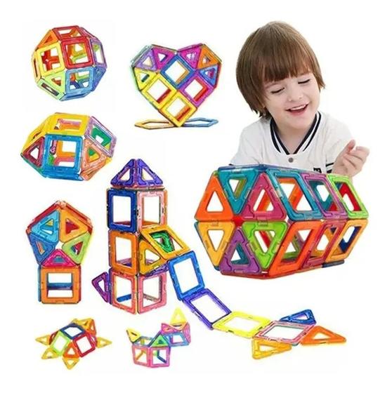 Imagem de Magnetic Toys Magnet Children Educational 100 unidades com estojo