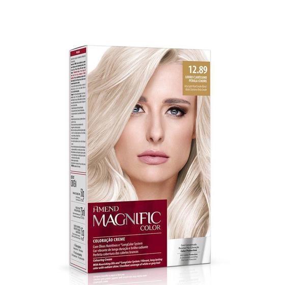 Imagem de Magnific Color Kit 12.89 Louro Claríssimo Pérola Cendre Amend