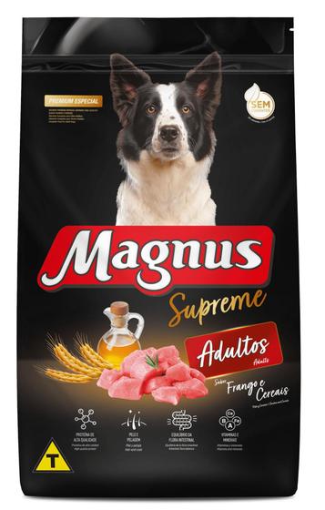 Imagem de Magnus Premium Especial Supreme Cães Adultos Sabor Frango E Cereais Pacote de 7Kg