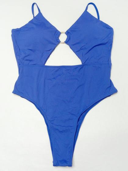 Imagem de Maiô body com bojo recorte e argola frontal