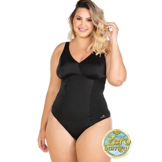 Imagem de Maiô Classic Liso Zero Barriga Dilady - Banho De Mar 6015401