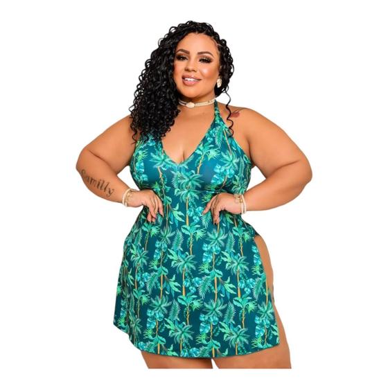 Imagem de Maiô Com Saída- Plus Size- Verão - Conforto e Luxo